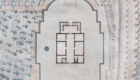 La planimetria della villa in un documento del 1803