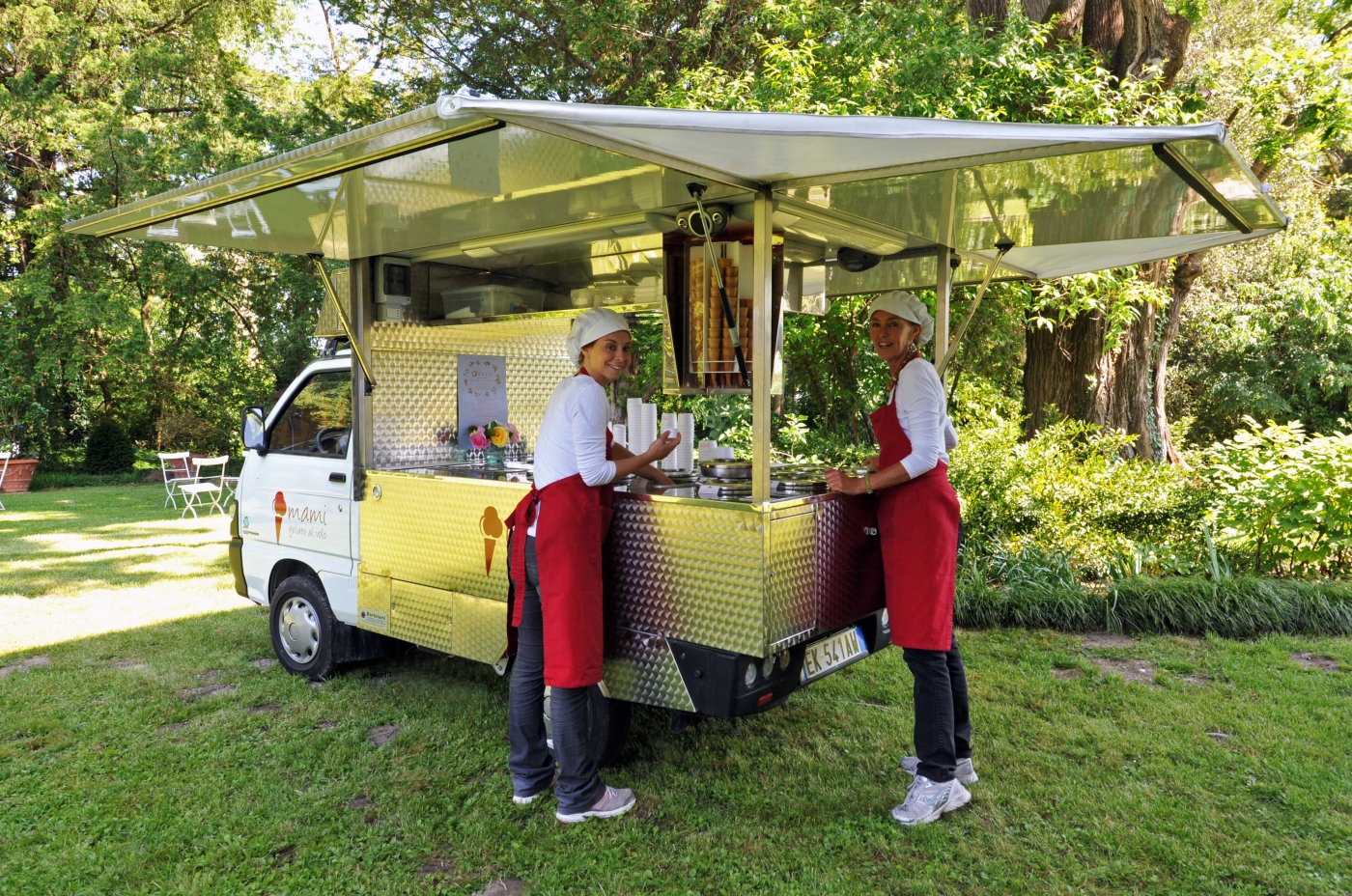 picnic in Frassanelle ice cream