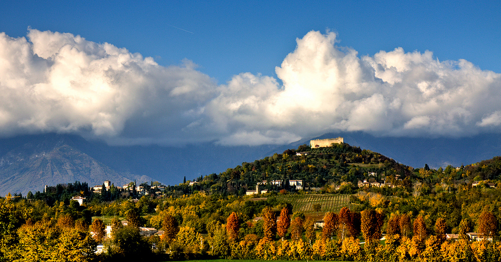 L'incantevole panorama di Asolo