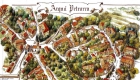 Arquà: mappa del borgo