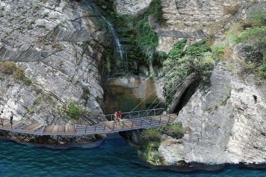 Rendering ciclovia Lago di Garda