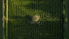 Maze in the garden of Villa Valsanzibio