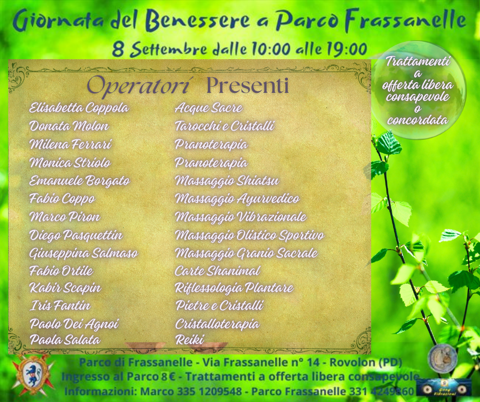 Benessere 24 operatori