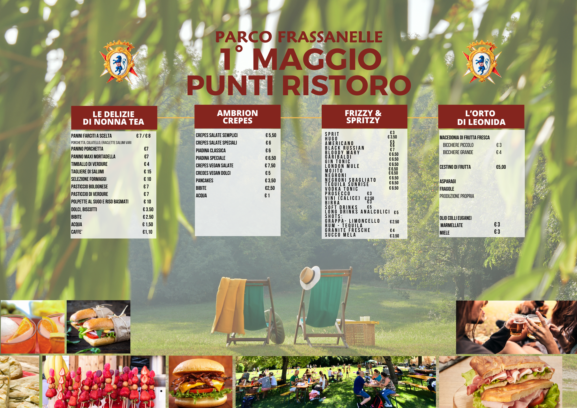 PUNTI RISTORO 1° MAGGIO