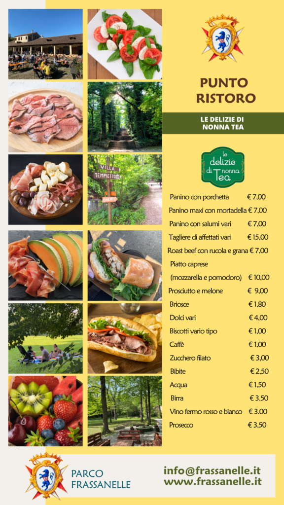 MENU NONNA TEA ESTIVO