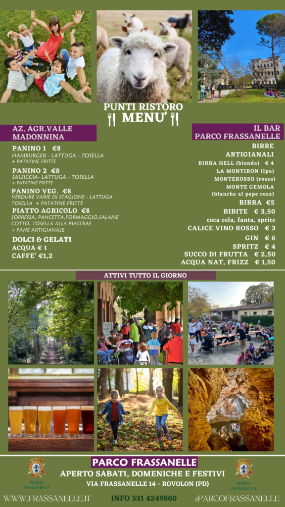 MENU TRANSUMANZA (Storia di Instagram)
