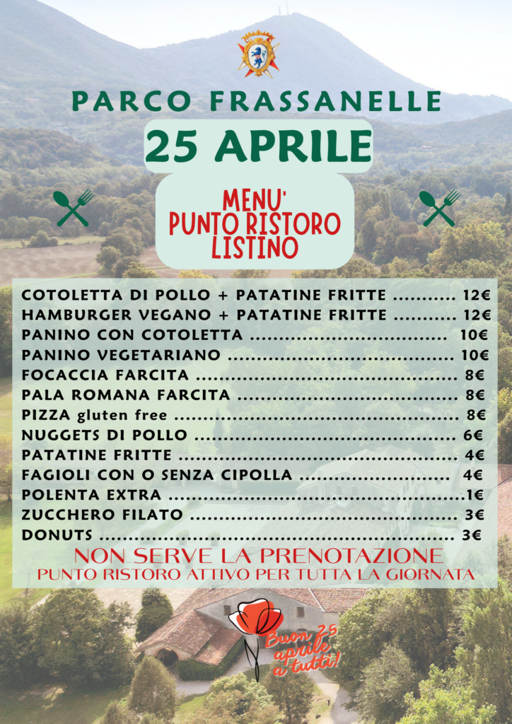 25 aprile GRIGLIATA DI PRIMAVERA