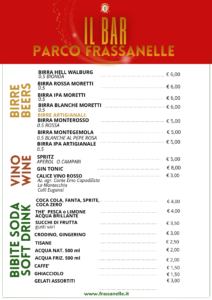 LISTINO PREZZI IL BAR AGGIORNATO 21.10.25
