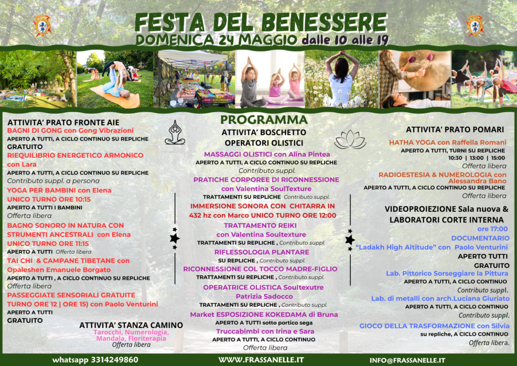 PROGRAMMA FESTA BENESSERE _A3